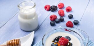 Griechischer Joghurt mit Früchten und Honig Griechischer Joghurt mit Früchten und Honig - Rezept Wechseljahre