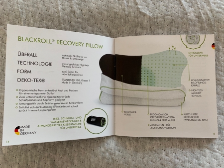 Blackroll Recovery Pillow Test - Verpackung