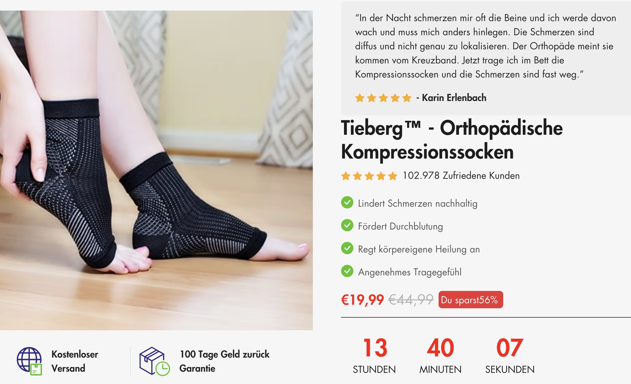 Tieberg Kompressionssocken - Fake oder seriös?