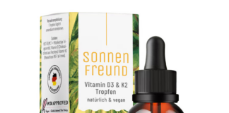 Sonnenfreund im Test » Vitamin D3 K2 Tropfen Testsieger Sonnenfreund Produktbild