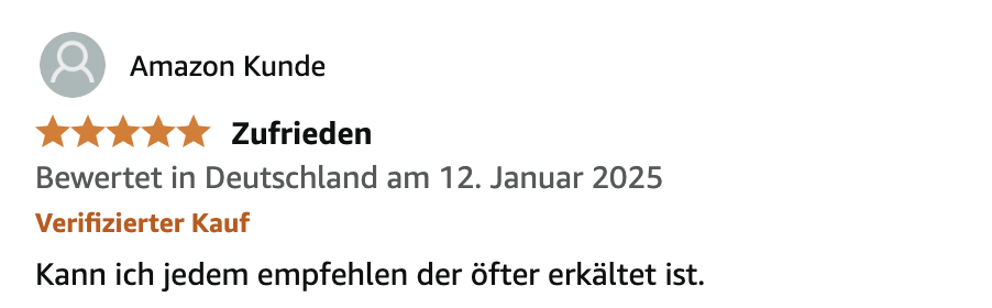 Nature Love Immun Komplex Bewertung 1