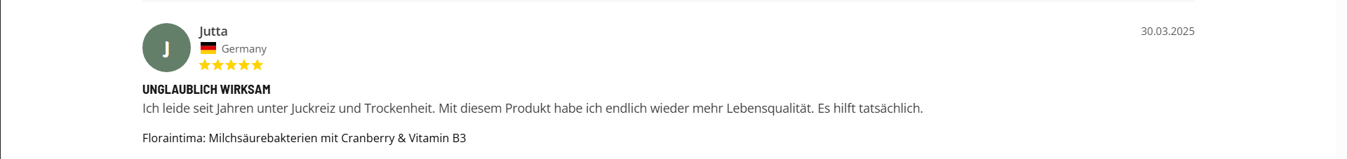 Floraintima Bewertung 2
