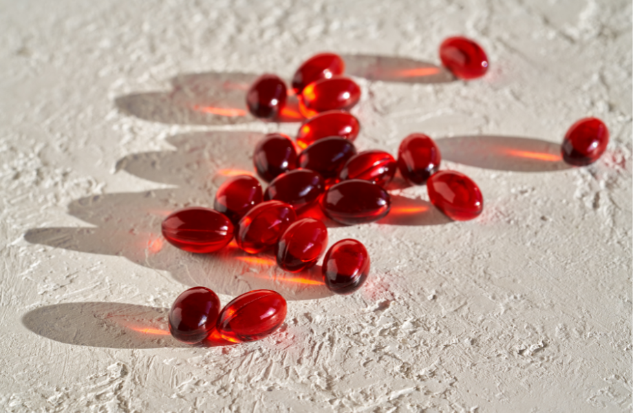 Astaxanthin Kapseln rot