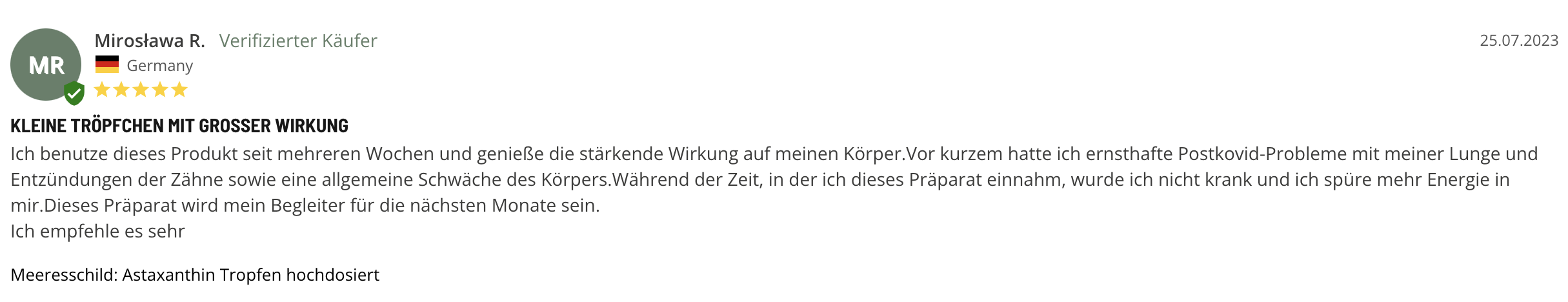 Meeresschild Erfahrungsbericht 1