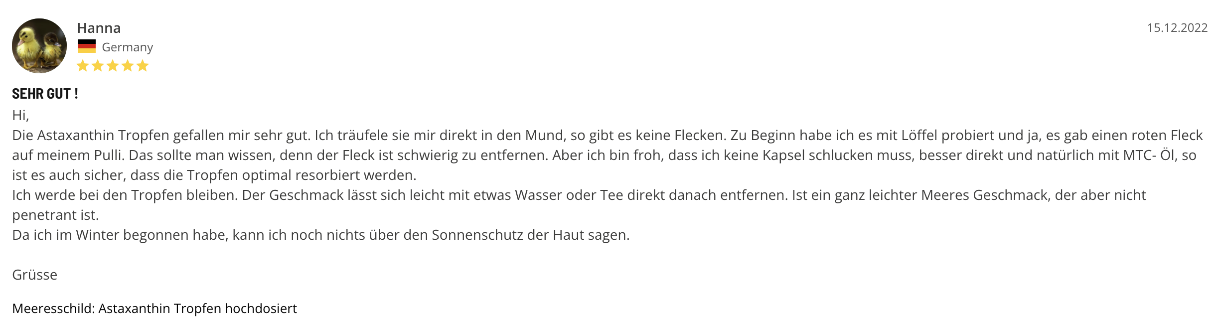 Meeresschild Erfahrungsbericht 2