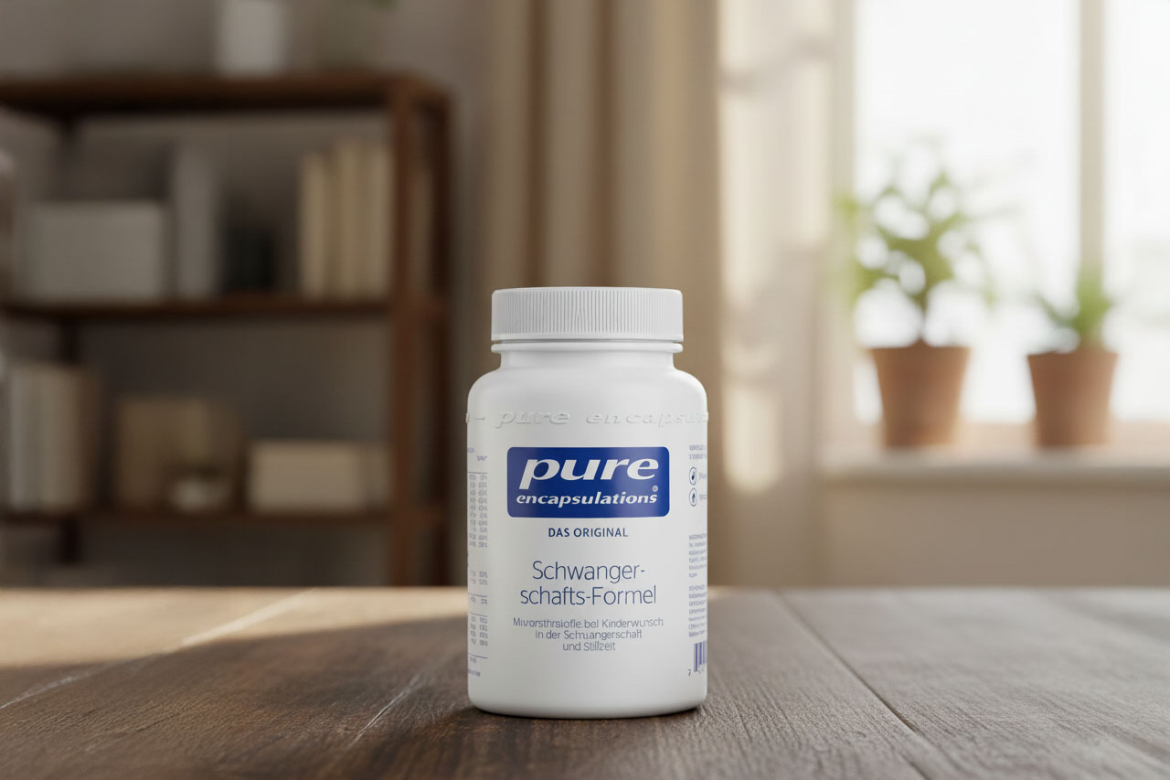 Schwangerschaftsformel von pure encapsulations im Test - Beitragsbild