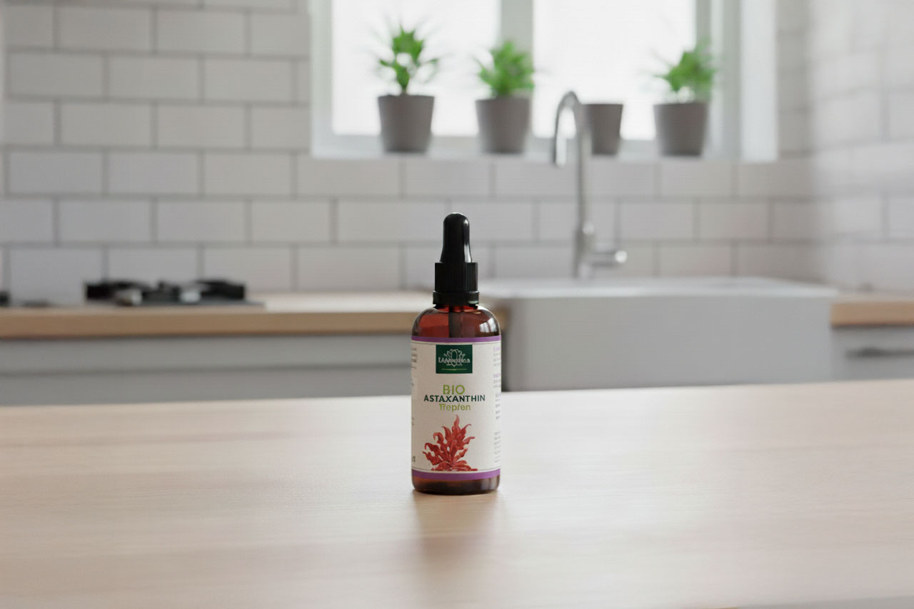 Unimedica Astaxanthin Tropfen Test - Titelbild