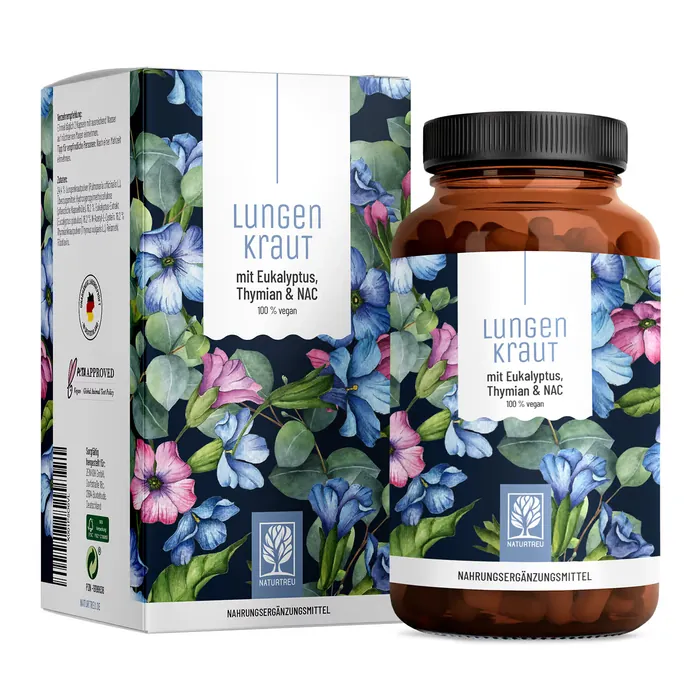 Lungenkraut von Naturtreu mit Eukalyptus, Thymian und NAC